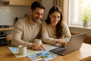 Descubra dicas práticas de planejamento para como proteger suas férias e curtir a viagem sem tocar no seu fundo de emergência.